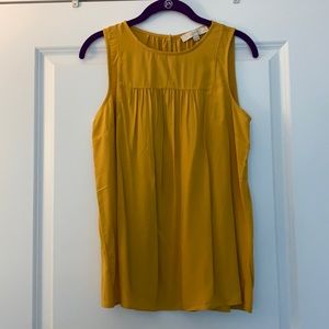 LOFT golden rod blouse